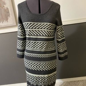 Grey long sleeve sweater dress size large